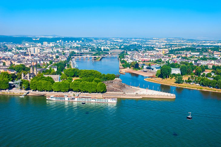 Deutsches Eck in Koblenz